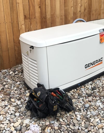 picture of a generator Fort Worth TX