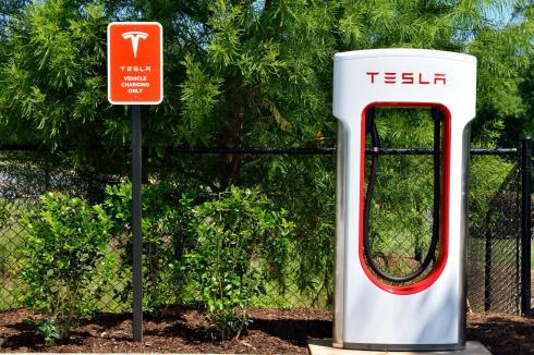 picture of an EV charging station Fort Worth TX