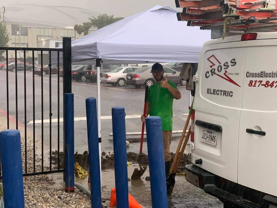 We work rain or shine- and always with a smile. Customer service is our thing!